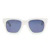 Jacquemus Square Frame Sunglasses Sunglasses In White