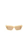 Jacquemus Salon Sunglasses In Yellow