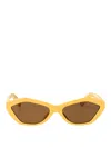 Jacquemus Sunglasses In Yellow