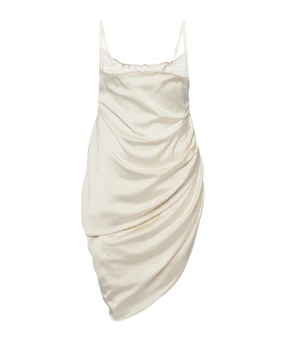 Jacquemus Suspender Dress In White
