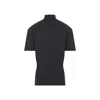 Jacquemus Castagna Knitted Short-sleeved Sweater In Black