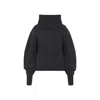 Jacquemus Dark Grey Virgin Wool La Maille Pallone Pullover In Black