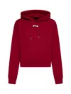 Jacquemus Gros Grain Hooded Sweatshirt In Red