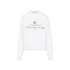 Jacquemus White Sweater With Logo Embroidered On The Front And Short Design In Cotton Woman In White
