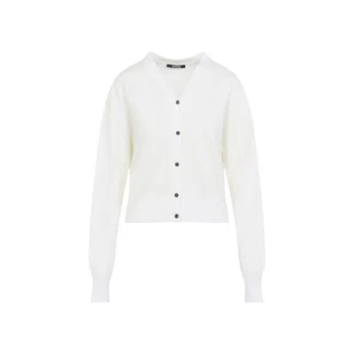 Jacquemus Le Cardigan Brode In White