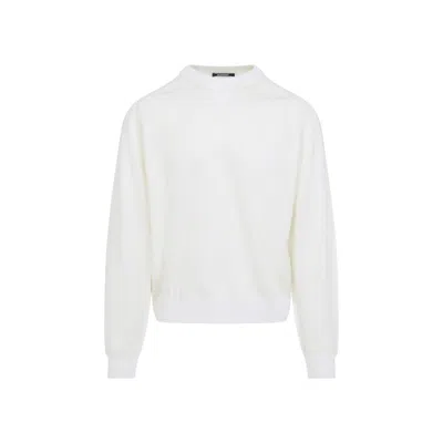 Jacquemus Long Sleeve Sweater In White
