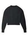 Jacquemus Sweater With Round Neck Brode In Merino Wool In Gray