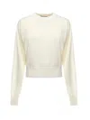 Jacquemus Sweater With Embroidered Logo In White