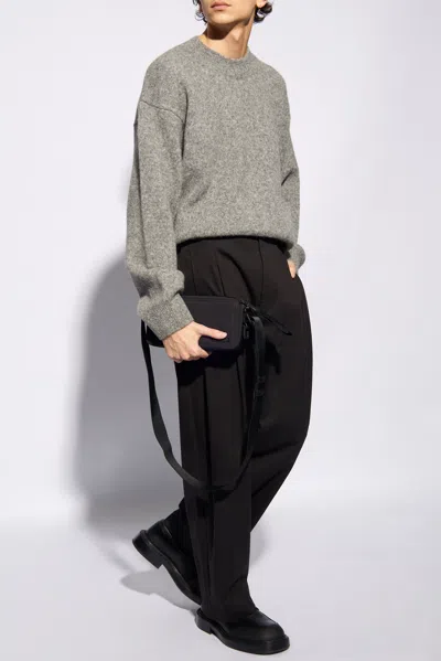Jacquemus Sweater With Logo In Grey