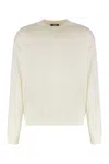 Jacquemus Sweater With Round Neck Made Of Merino Wool In Neutral