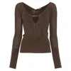 Jacquemus Pralu Ribbed-knit Top
