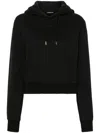 Jacquemus The Gros Grain Drawstring-hood Sweatshirt In Black