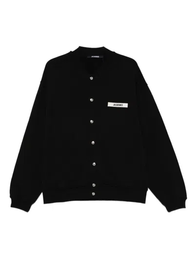 JACQUEMUS JACQUEMUS BLACK 'GROS GRAIN' CARDIGAN