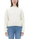 Jacquemus La Maille Alpaca Wool Sweater In Beige