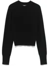 Jacquemus La Maille Soglia Sweater In Black