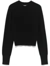 Jacquemus La Maille Soglia Sweater In Black