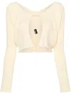 Jacquemus La Maille Pralu Longue In Light Yellow 2