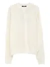Jacquemus Embroidered-detail Crew Neck Jumper In Neutral
