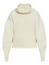 Jacquemus Wool-cashmere Blend Sweater With Voluminous Sleeves In Neutral