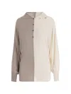 Jacquemus Two-tone Draped Top In Multi