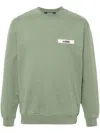 Jacquemus Man Sweatshirt Light Green Size Xl Organic Cotton In Pale Green