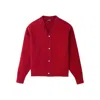 Jacquemus Le Cardigan Doppio Wool Blend Cardigan In Red