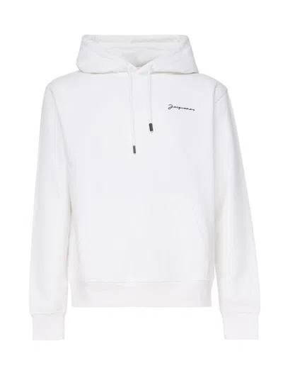 Jacquemus Brode Cotton Sweatshirt In White