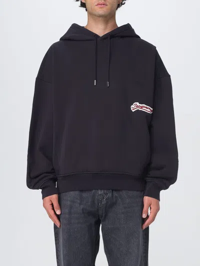 JACQUEMUS SWEATSHIRT JACQUEMUS MEN COLOR BLUE,H23282009