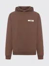 Jacquemus Le Hoodie Gros Grain In Brown