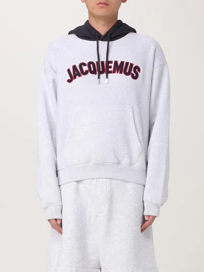 JACQUEMUS SWEATSHIRT JACQUEMUS MEN COLOR GREY,G58061020