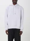 Jacquemus Logo Embroidered Drawstring Hoodie In Grau
