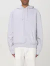 Jacquemus Logo Embroidered Drawstring Hoodie In Grau