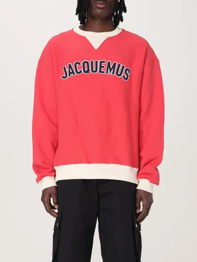 JACQUEMUS SWEATSHIRT JACQUEMUS MEN COLOR RED,G58060014