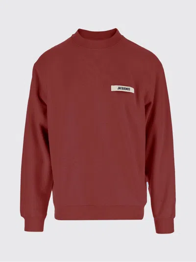 JACQUEMUS SWEATSHIRT JACQUEMUS MEN COLOR RED,H19214014