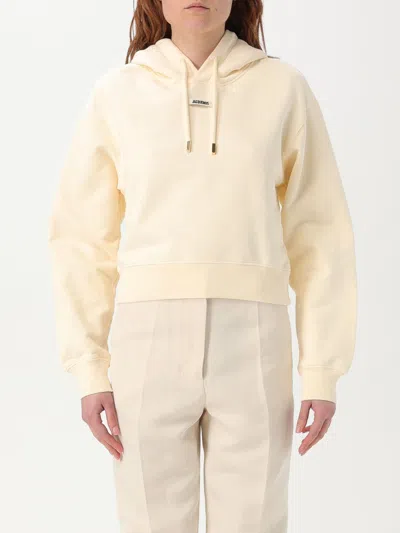 JACQUEMUS SWEATSHIRT JACQUEMUS WOMAN COLOR BEIGE,G48281022