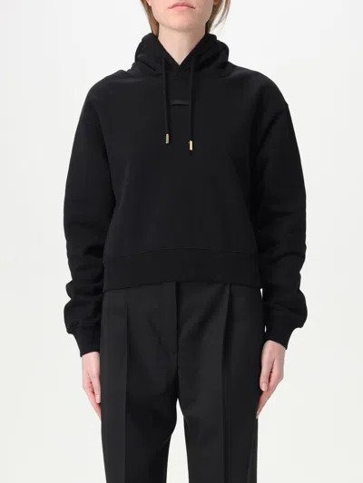 JACQUEMUS SWEATSHIRT JACQUEMUS WOMAN COLOR BLACK,G48281002