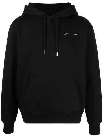 Jacquemus Sweatshirt Le Sweatshirt Brode Clothing In Black
