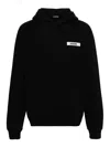 Jacquemus Gros-grain Hoodie In Negro
