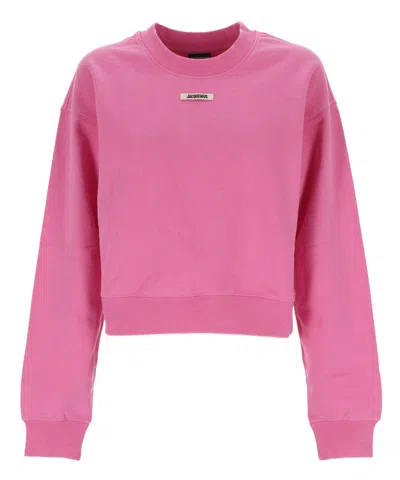 Jacquemus Sweatshirt In Pink