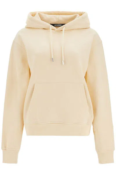 Jacquemus Sweatshirt With Logo In Yellow