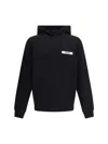 Jacquemus Gros-grain Hoodie In Black