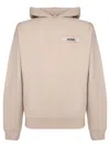Jacquemus Logo Sweatshirt In Beige