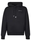 Jacquemus Embroidered Logo Drawstring Hoodie In Blue