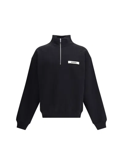 Jacquemus Men Le Camionneur Sweatshirt In Black