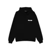 Jacquemus Gros Grain Cotton Hoodie In Black
