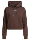 Jacquemus Le Hoodie Gros Grain Hooded Cotton Sweatshirt In Brown
