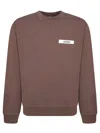 Jacquemus Le Longsleeve Tshirt Gros Grain In Brown
