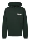 Jacquemus Gros-grain Hoodie In Green