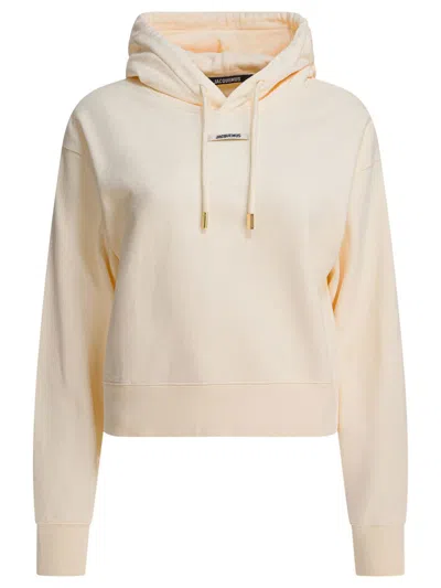 Jacquemus Sweatshirts Beige In Neutral