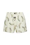 Jacquemus Le Maillot Puntini Swimwear Banana Print Yellow In Yellow